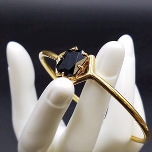 KATE SPADE Gold Tone Semi-Precious Stone Bangle